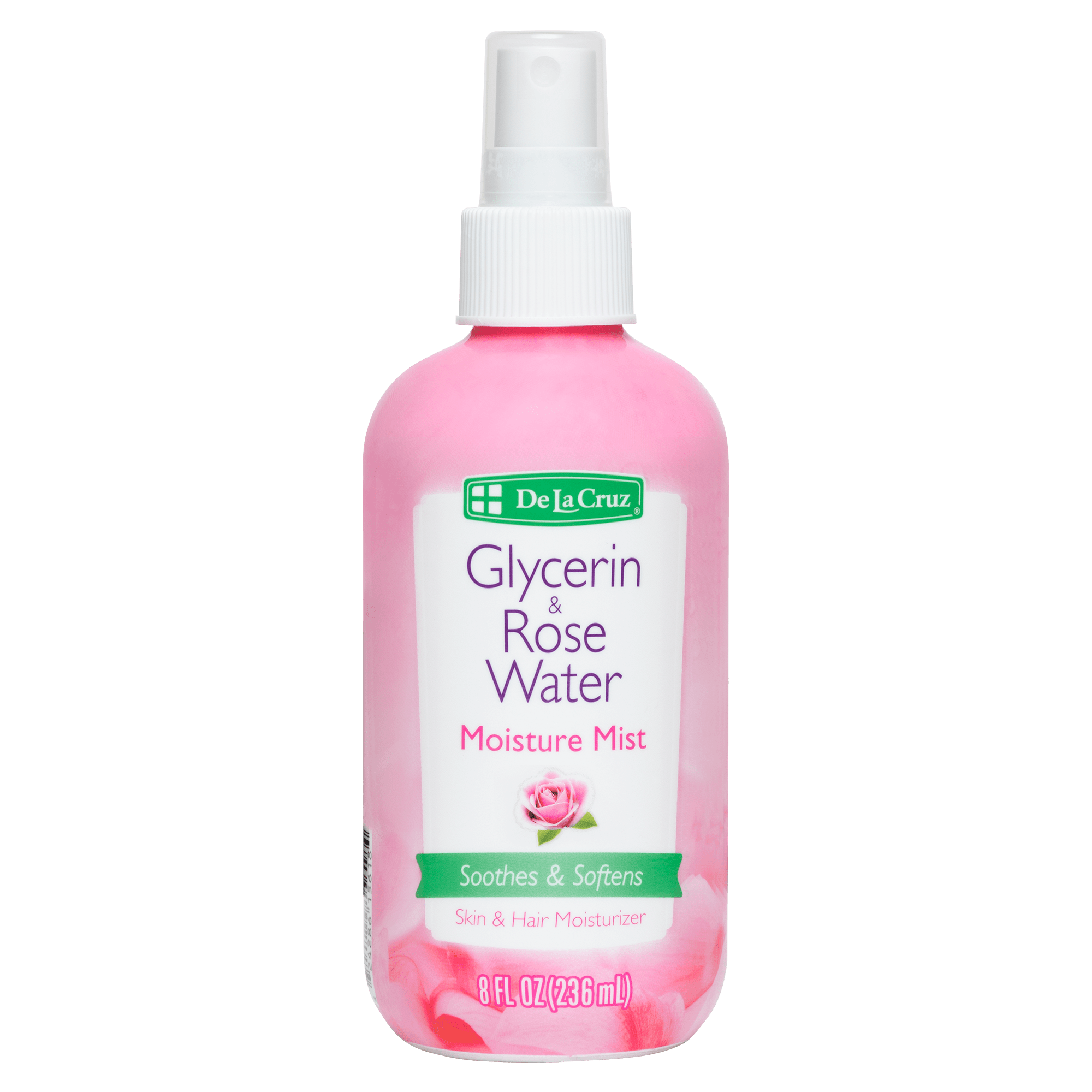 De la Cruz® Glycerin & Rose Water Skin & Hair Moisture Mist 8 FL