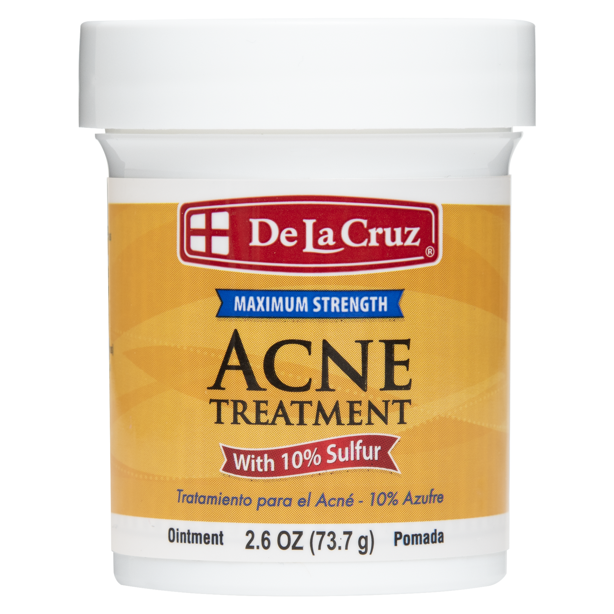 De La Cruz® Acne Treatment Maximum Strength with 10% Sulfur 2.6 OZ
