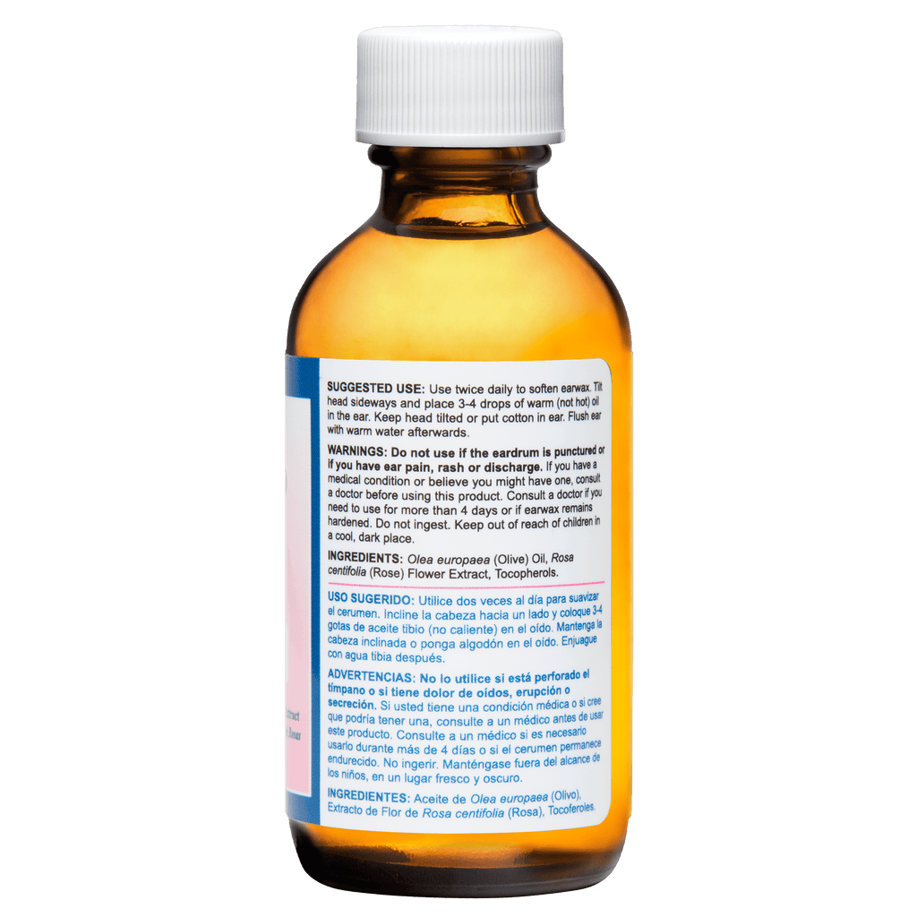 De La Cruz® Ablandador de cerumen de aceite rosado 2 FL. OZ. (59 ml)