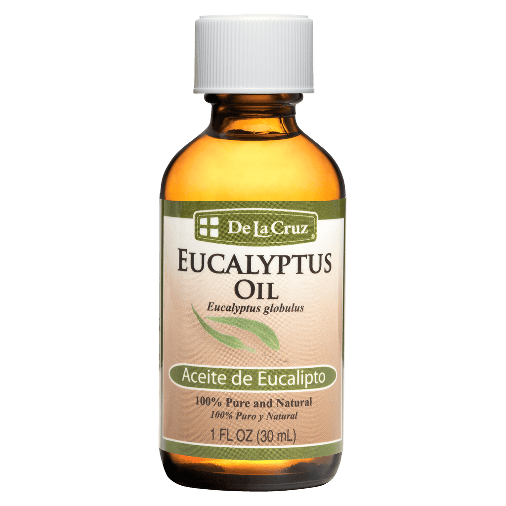 De La Cruz® Aceite Esencial de Eucalipto 100% Puro 30 mL (1 FL. OZ.)