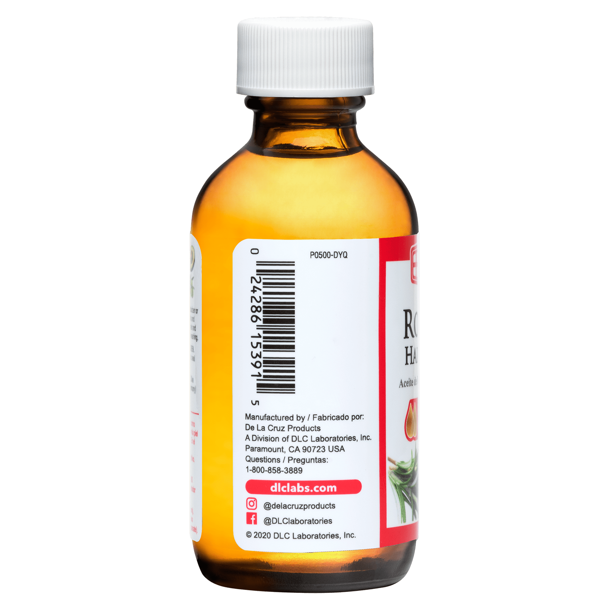 De La Cruz® Mezcla de Aceites para Cabello y Piel con Romero 2 FL. OZ. (59 mL)