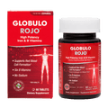 Globulo Rojo® Suplemento dietético con hierro de alta potencia y vitaminas B, 60 comprimidos