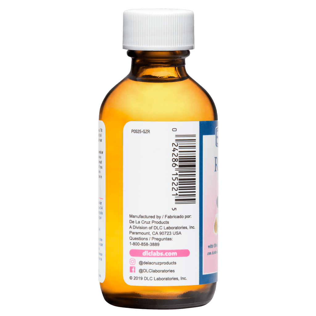 De La Cruz® Ablandador de cerumen de aceite rosado 2 FL. OZ. (59 ml)