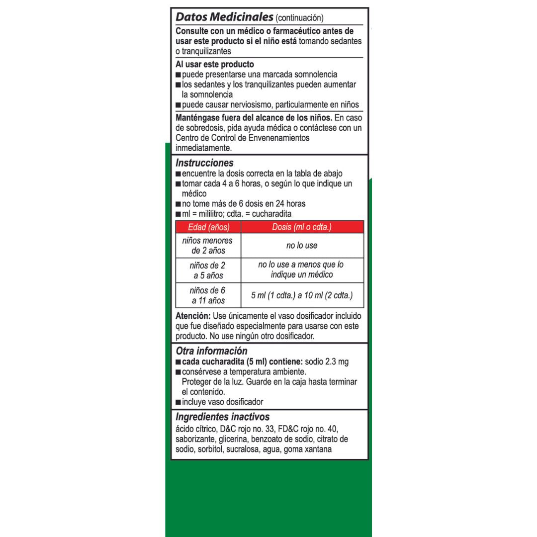 Bactimicina® Niños Antialérgico Líquido 4 FL OZ (118 mL)