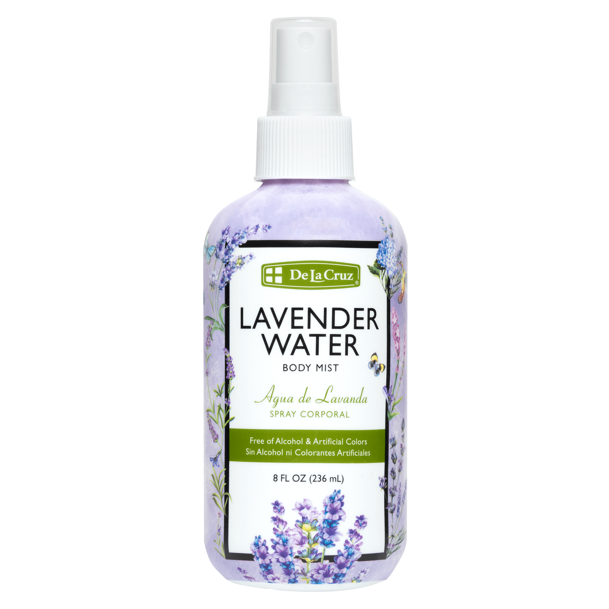 De La Cruz® Bruma corporal de agua de lavanda 8 FL. OZ. (236 ml)