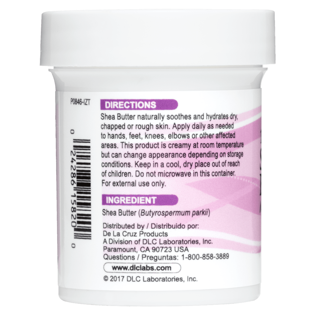 De La Cruz® Mantequilla de karité 100 % pura y natural 2 oz (56.7 g)
