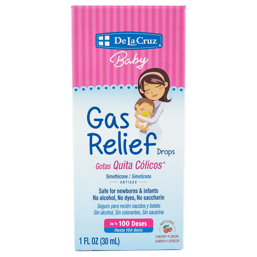 De La Cruz® Gotas para Alivio de Gases sin Colorantes para Bebés (Quita Cólicos®) 1 FL. OZ. (30 mL)