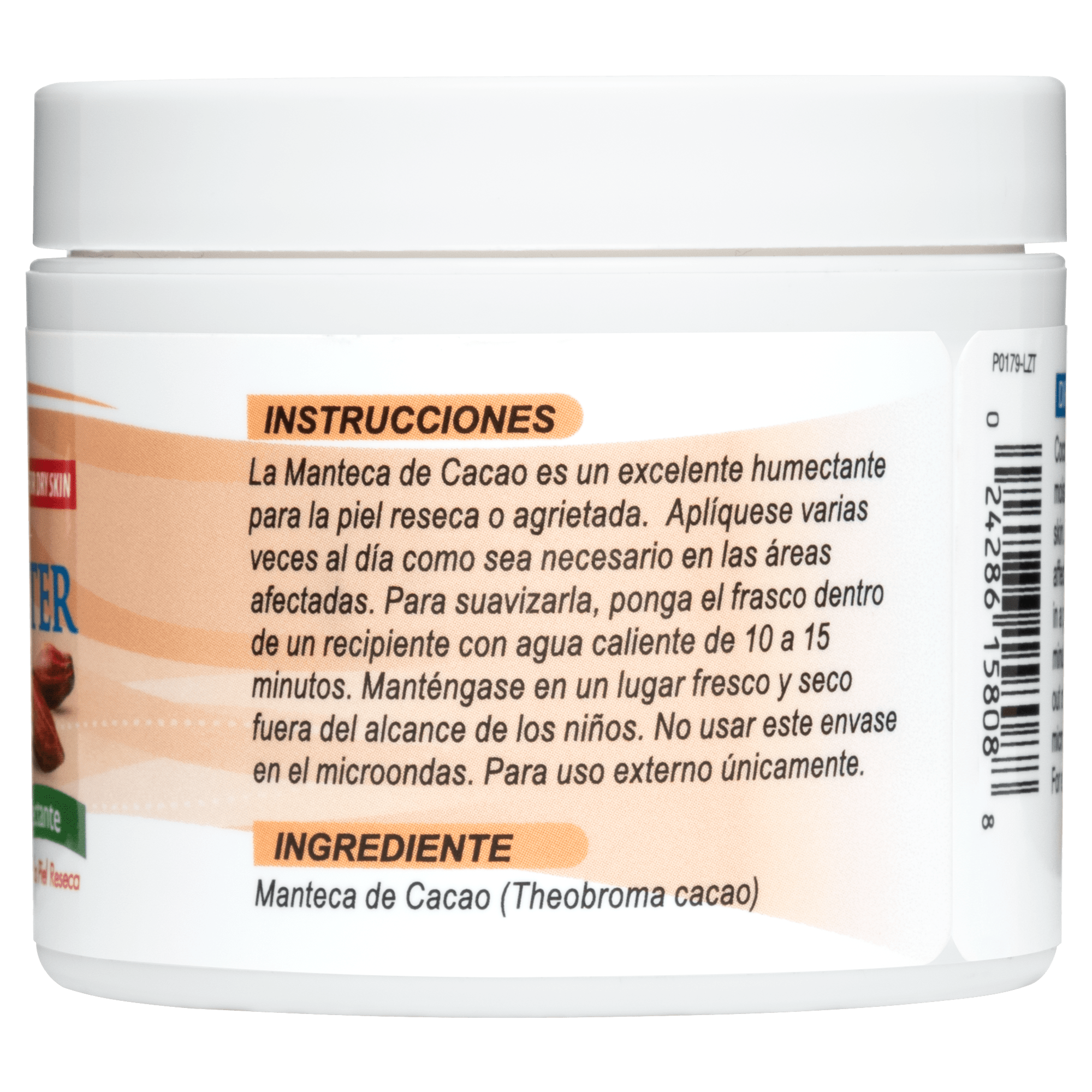 De La Cruz® Manteca de Cacao 100% Pura y Natural 4 oz. (114 g)