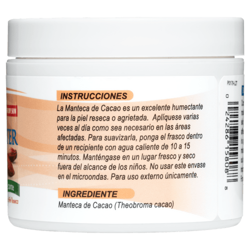 De La Cruz® Manteca de Cacao 100% Pura y Natural 4 oz. (114 g)