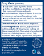 Earth's Care® Bálsamo pectoral 2 OZ (56.7 g)