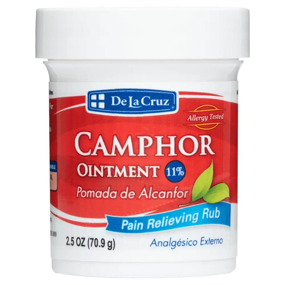 De La Cruz® Pain Relieving Ointment Maximum Strength with 11% Camphor 2.5 OZ (70.9 g)