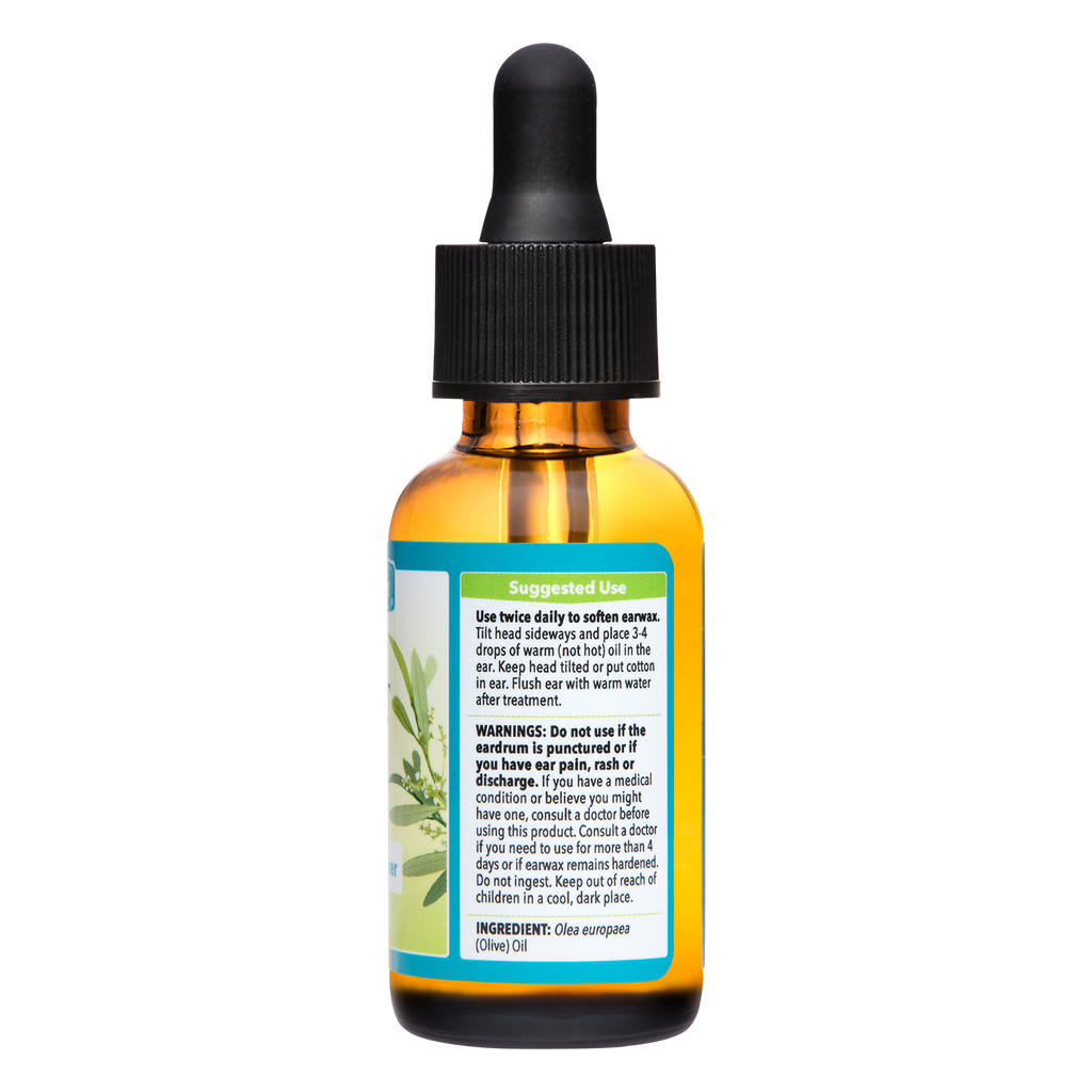 Aceite puro y dulce De La Cruz al 100%, para ablandar la cera del oído, 1 FL. OZ. (30 mL)