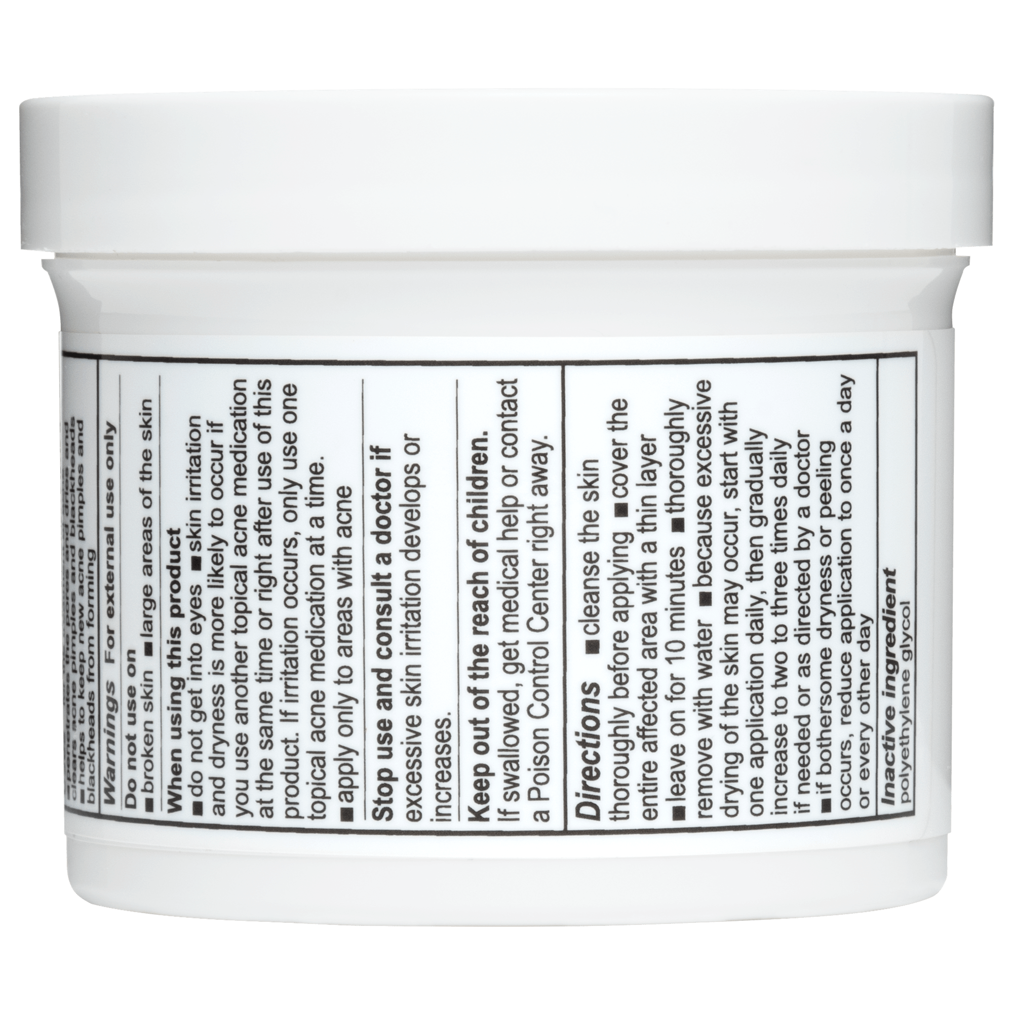 Tratamiento para el acné De La Cruz® de máxima potencia con 10% de azufre 5.5 OZ. (156 g)