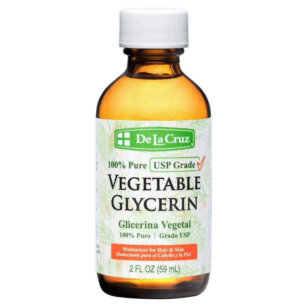 De La Cruz® Glicerina Vegetal 100% Pura, Grado USP 2 FL. OZ. (59 mL)