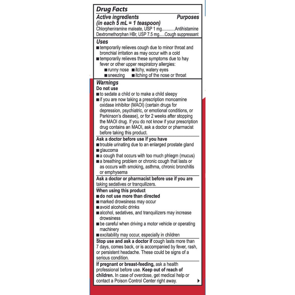 Bactimicina® Jarabe para la tos y el resfriado para niños 4 FL OZ (118 mL)