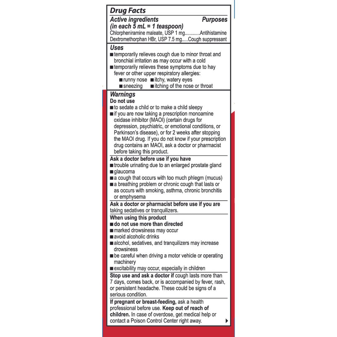 Bactimicina® Jarabe para la tos y el resfriado para niños 4 FL OZ (118 mL)