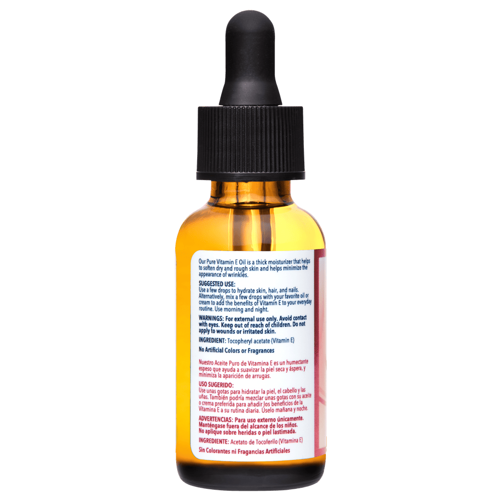 De La Cruz® Pure 100% Pure Vitamin E Oil 28,000 IU 1 FL. OZ. (30 mL)