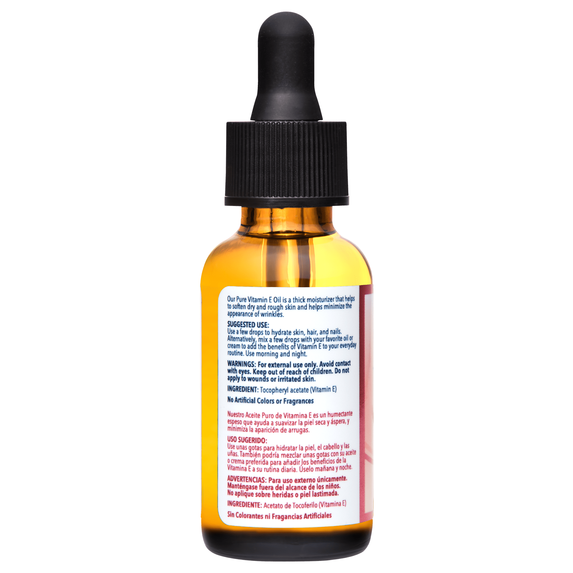 De La Cruz® Pure 100% Pure Vitamin E Oil 28,000 IU 1 FL. OZ. (30 mL)