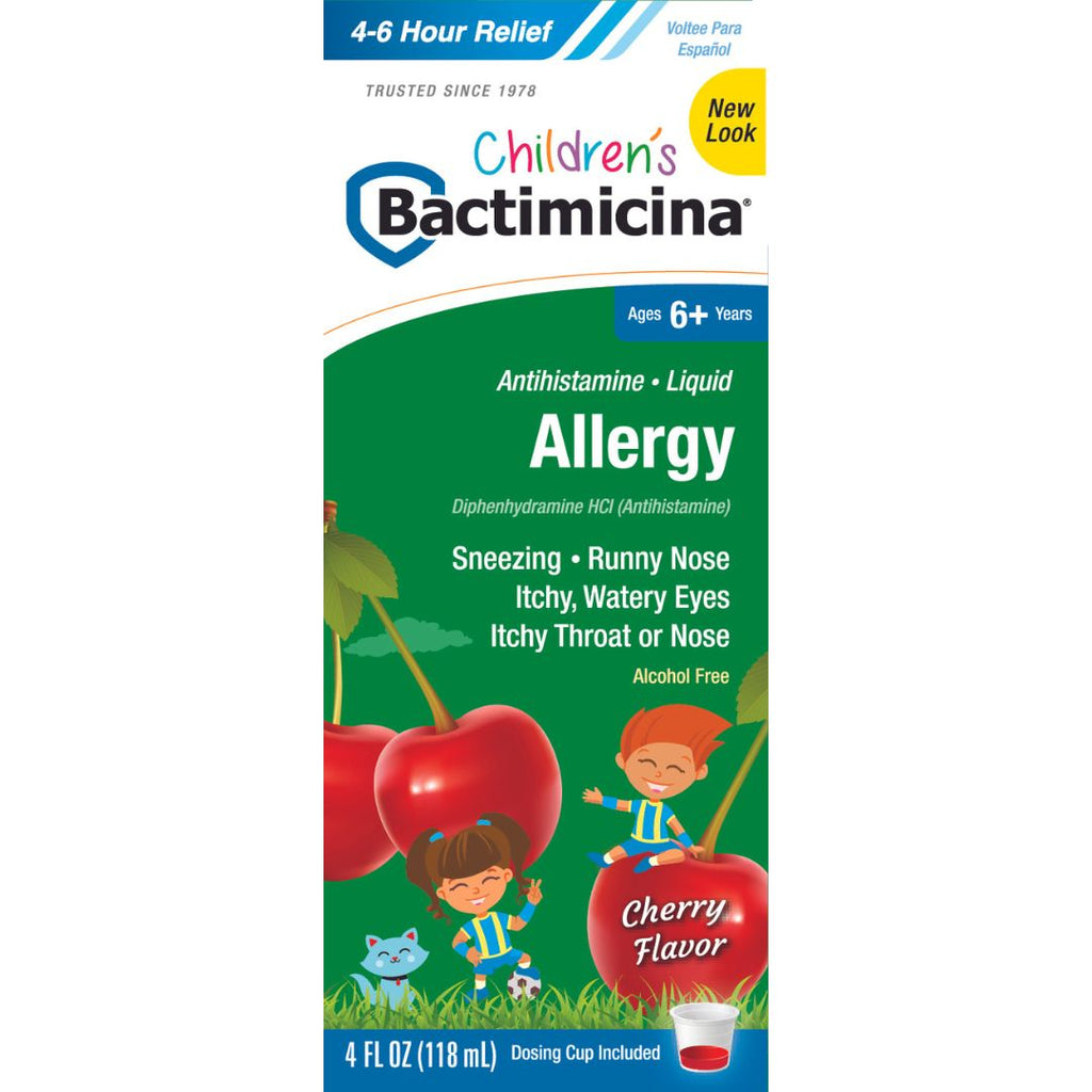 Bactimicina® Niños Antialérgico Líquido 4 FL OZ (118 mL)
