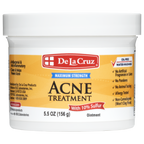 Tratamiento para el acné De La Cruz® de máxima potencia con 10% de azufre 5.5 OZ. (156 g)