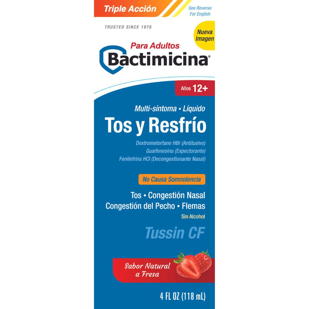 Bactimicina® Tos y Resfriado Líquido 4 FL OZ (118 mL)