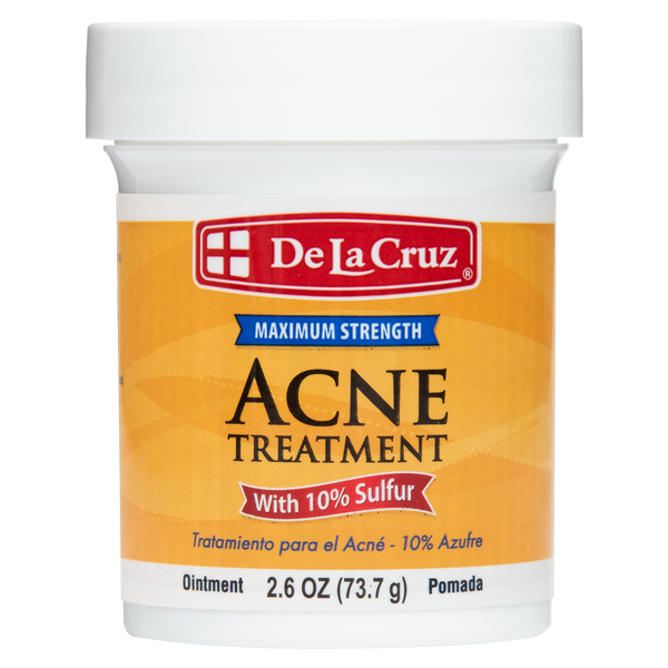 De La Cruz®  Acne Treatment Maximum Strength with 10% Sulfur 2.6 OZ. (73.7 g)
