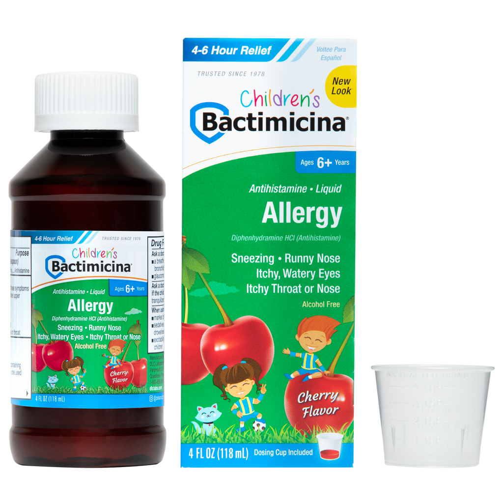 Bactimicina® Niños Antialérgico Líquido 4 FL OZ (118 mL)