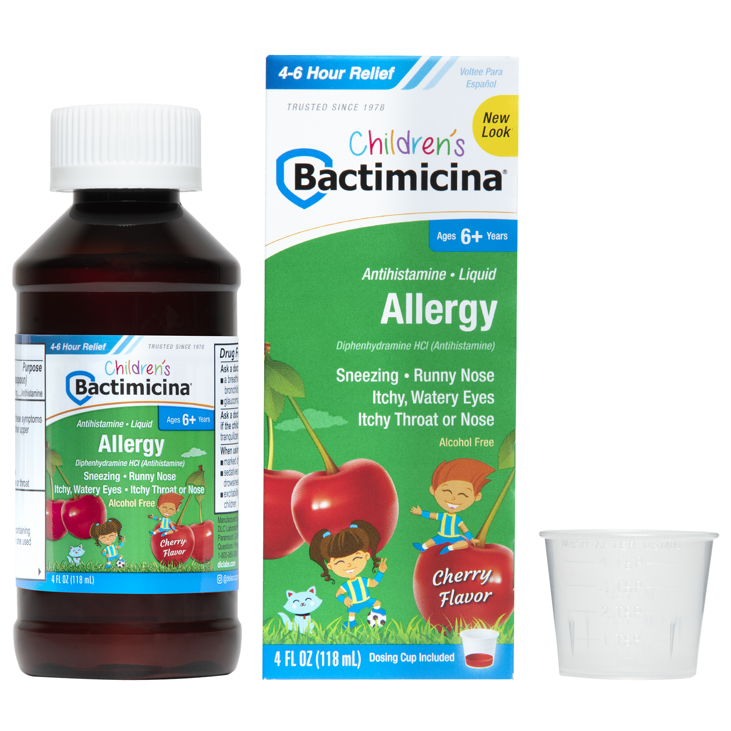 Bactimicina® Niños Antialérgico Líquido 4 FL OZ (118 mL)