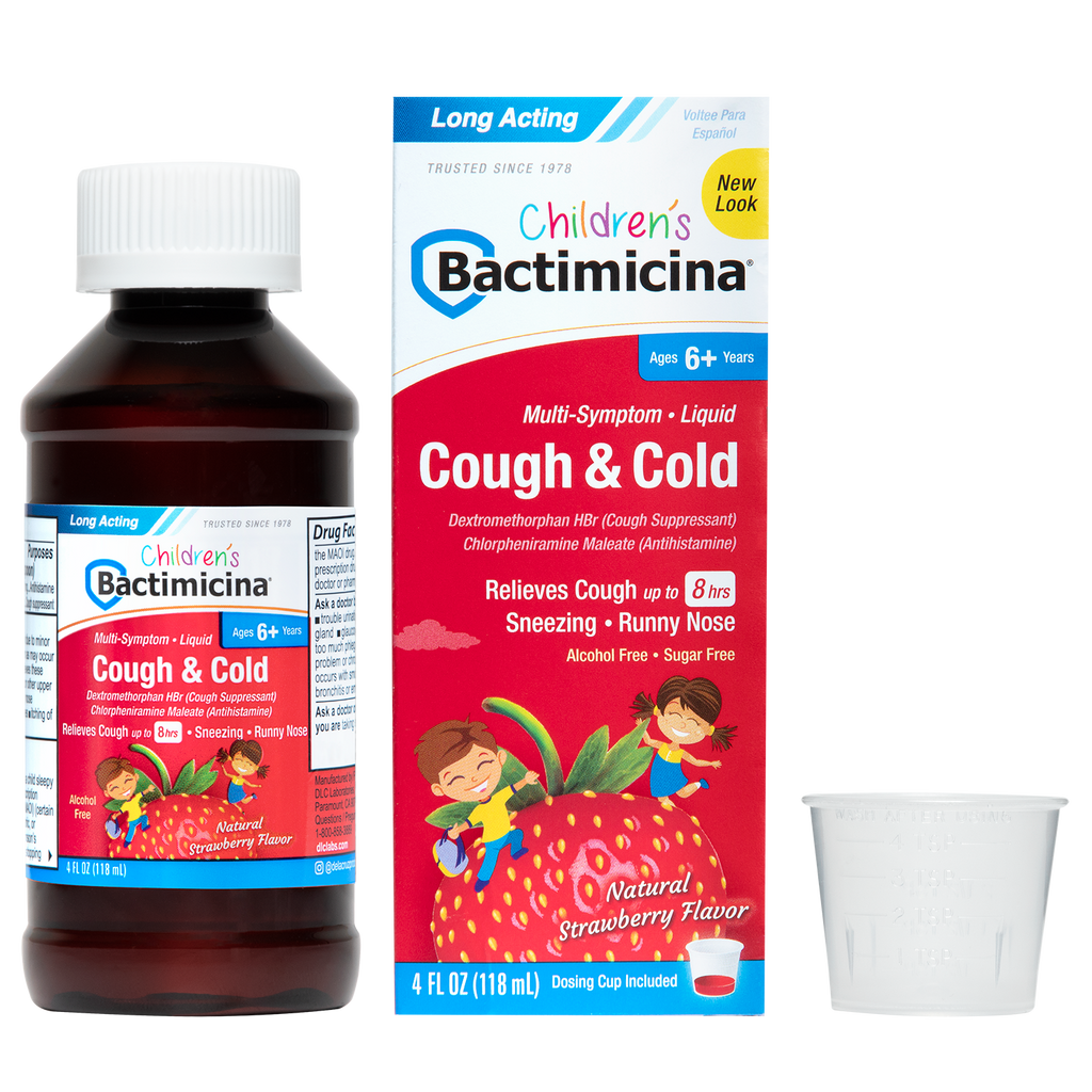 Bactimicina® Jarabe para la tos y el resfriado para niños 4 FL OZ (118 mL)