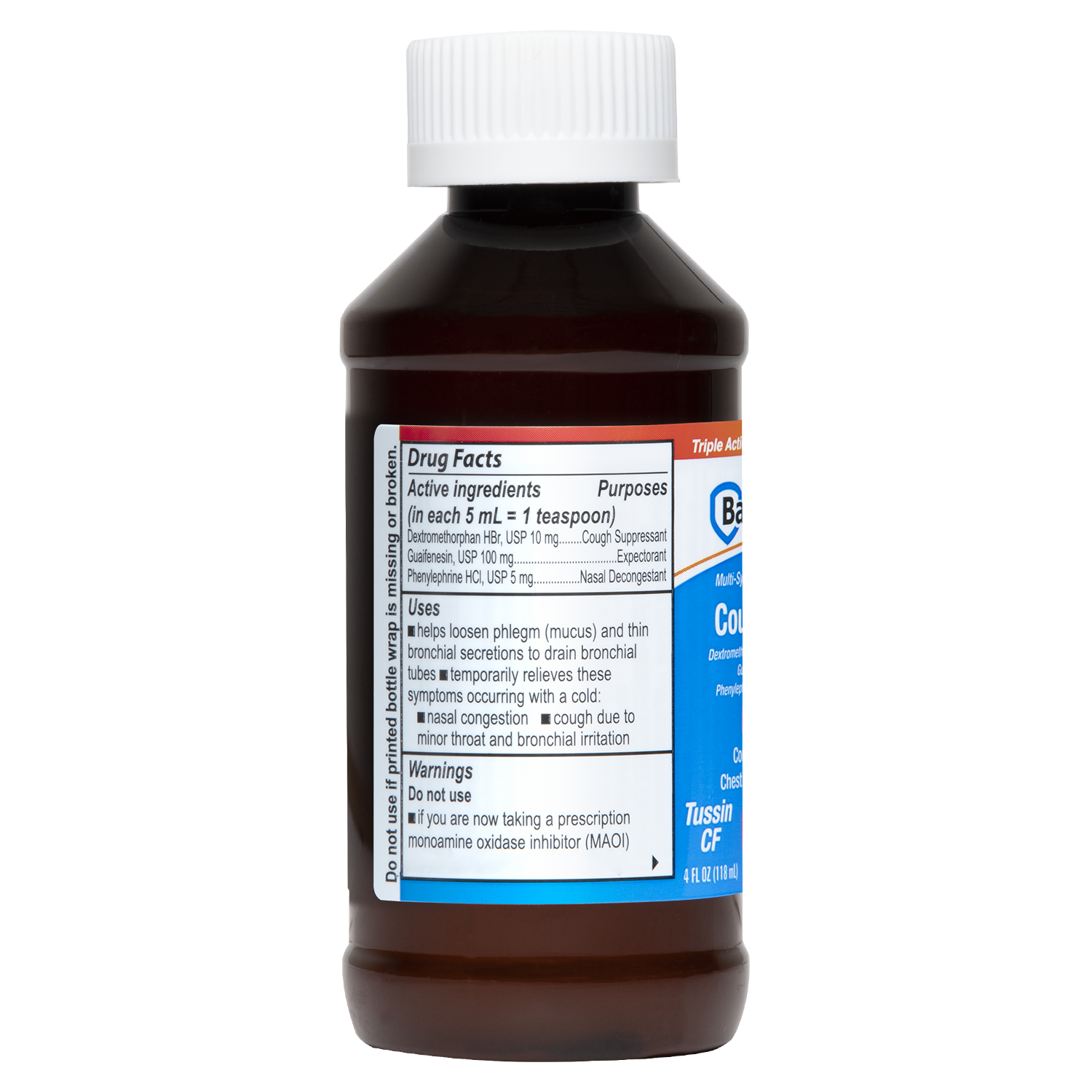 Bactimicina® Tos y Resfriado Líquido 4 FL OZ (118 mL)