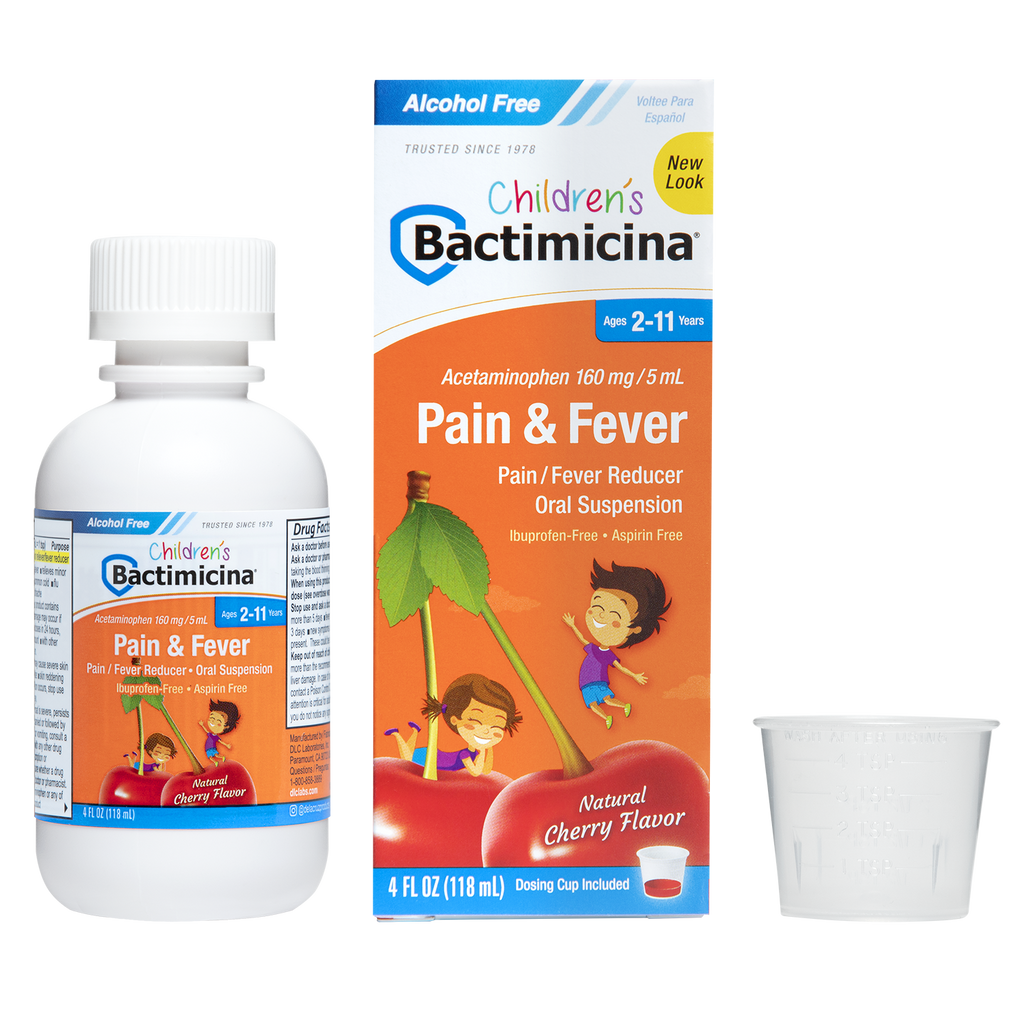 Bactimicina® Líquido para el dolor y la fiebre para niños 4 FL OZ (118 mL)