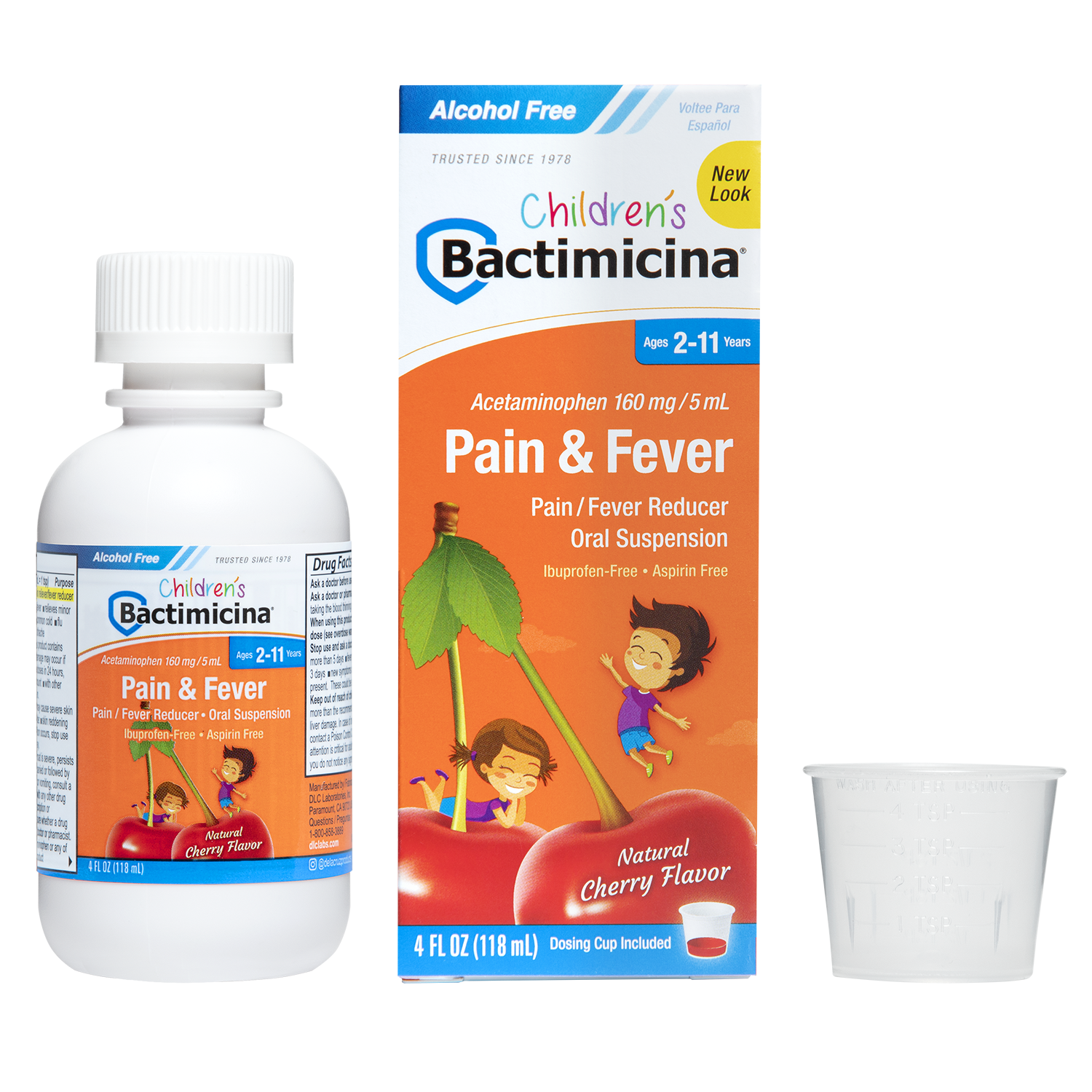 Bactimicina® Líquido para el dolor y la fiebre para niños 4 FL OZ (118 mL)