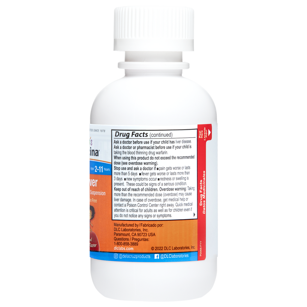Bactimicina® Líquido para el dolor y la fiebre para niños 4 FL OZ (118 mL)