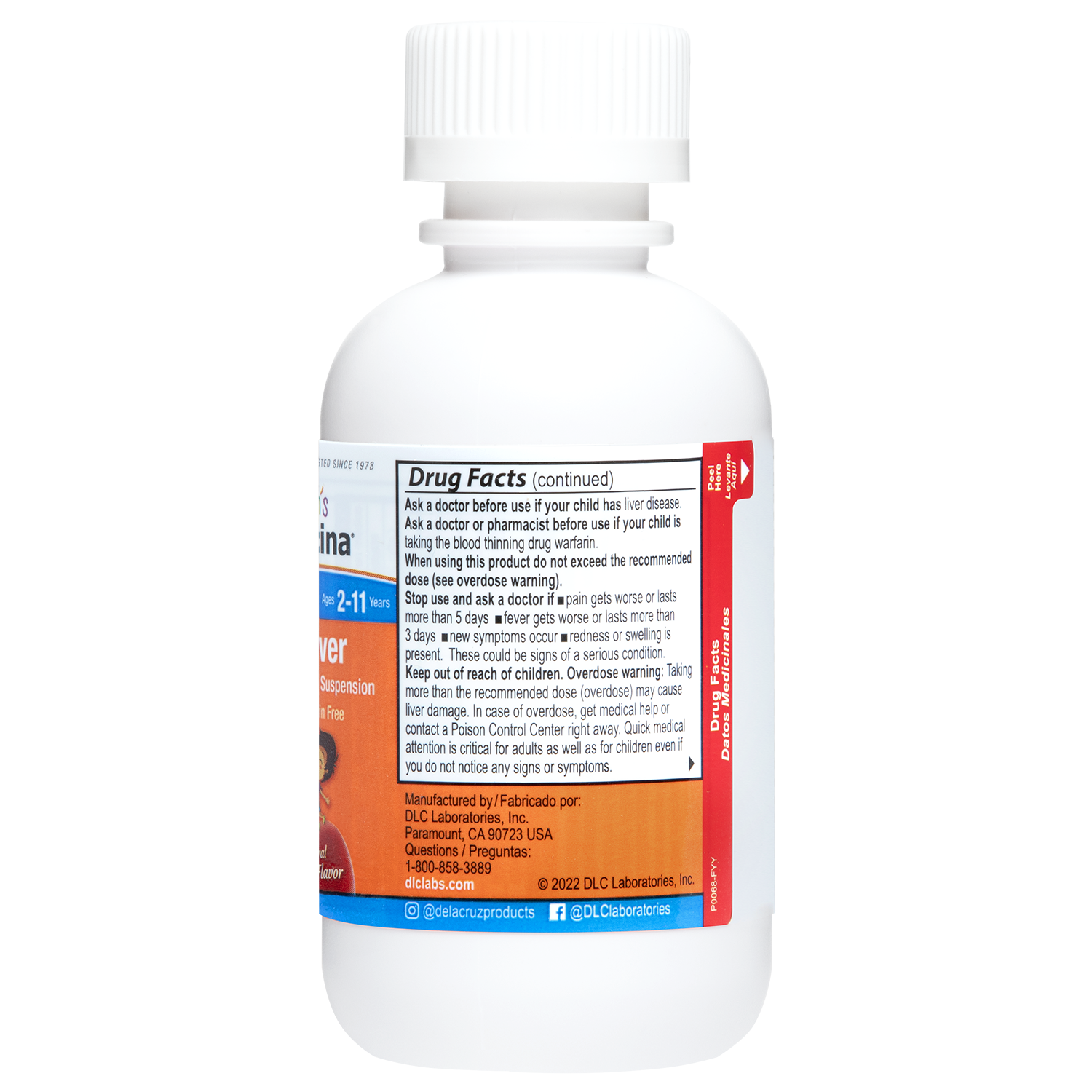 Bactimicina® Líquido para el dolor y la fiebre para niños 4 FL OZ (118 mL)