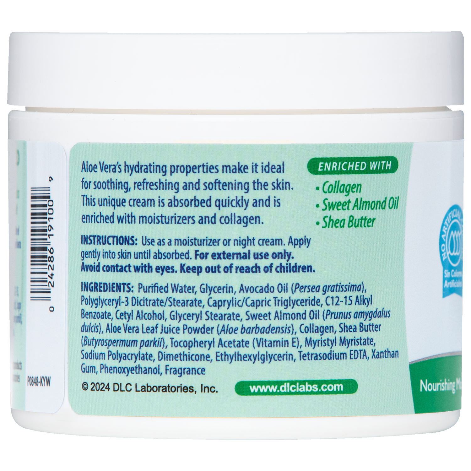 De La Cruz® Crema de Sábila 4 OZ. (114 g)