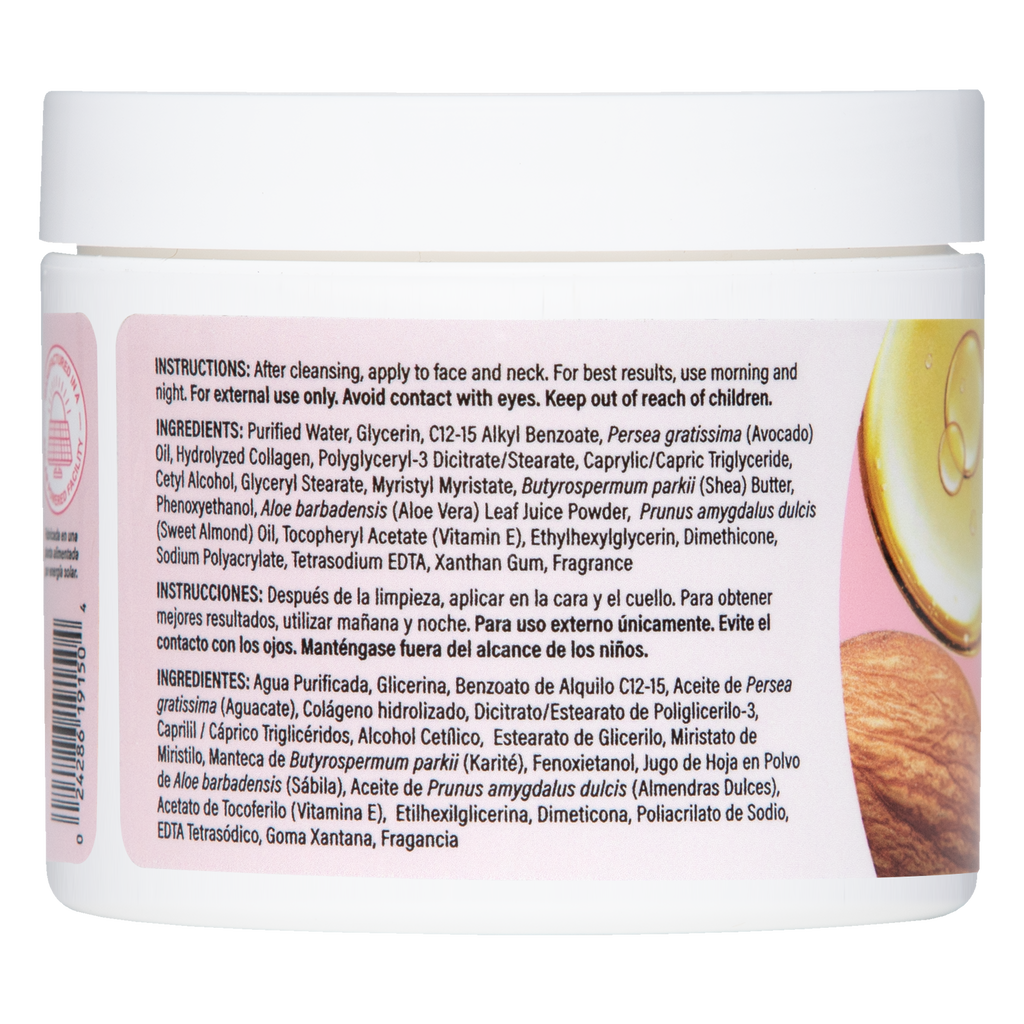 De La Cruz® Crema Facial con Colágeno 4 OZ. (113 g)