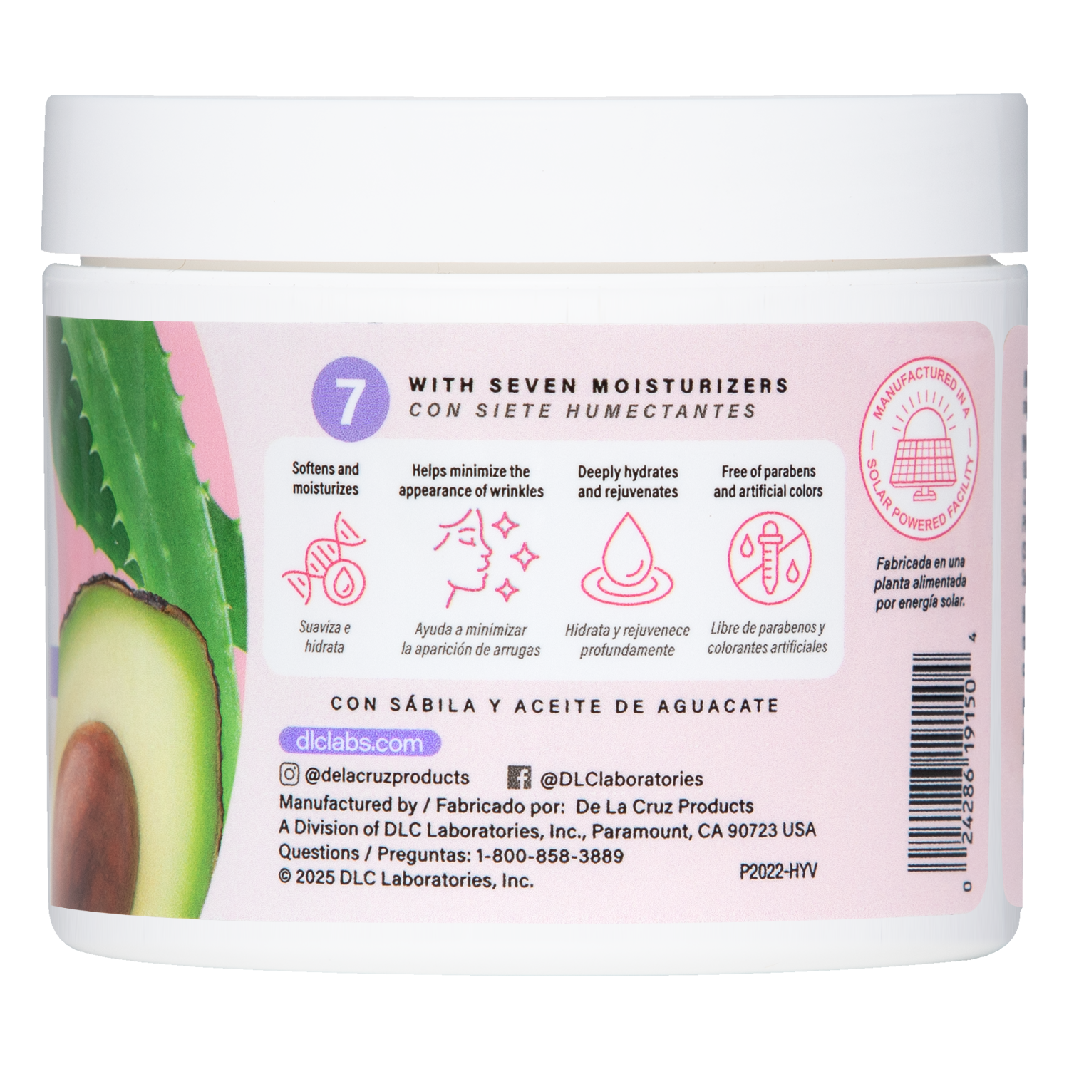 De La Cruz® Crema Facial con Colágeno 4 OZ. (113 g)