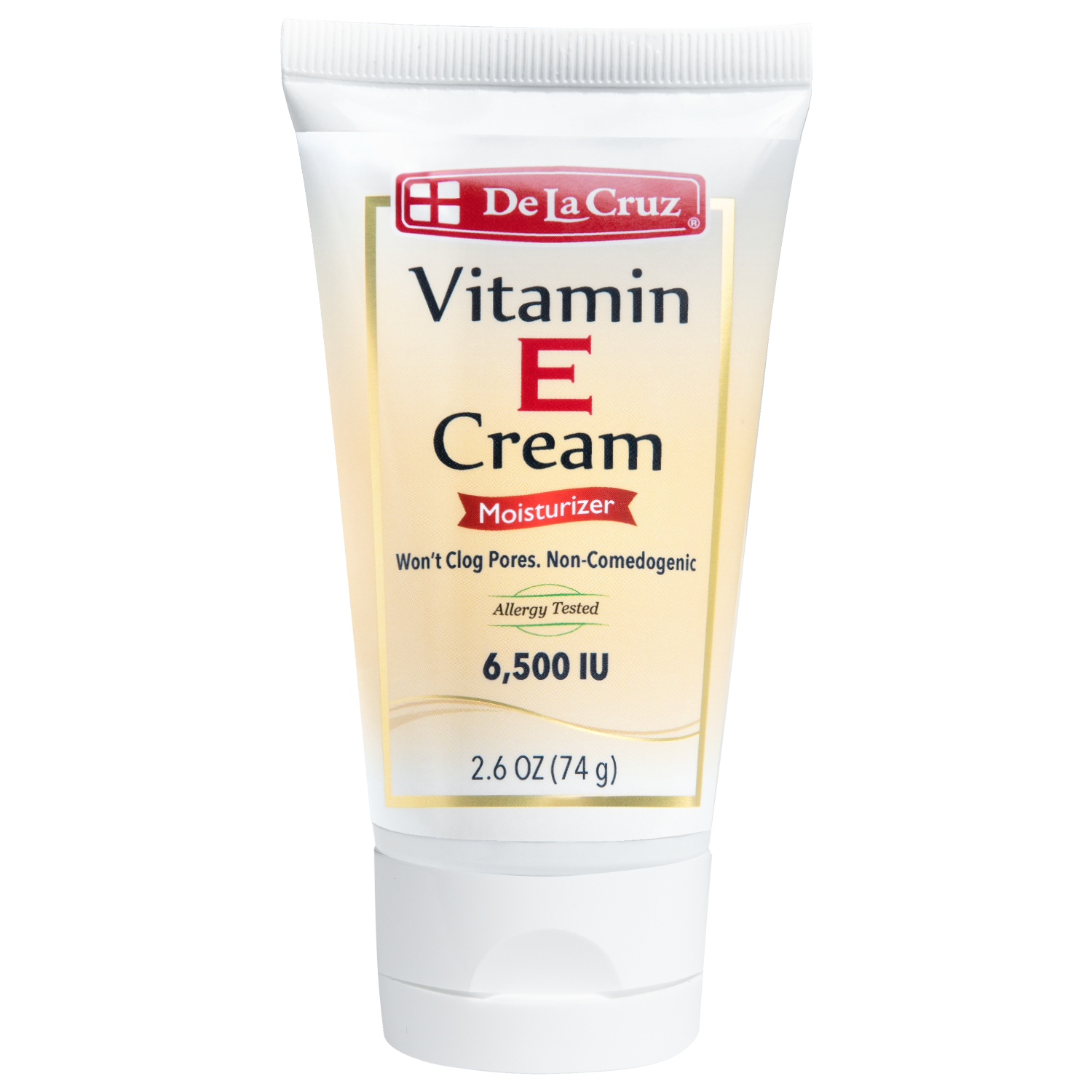 De La Cruz® Crema de Vitamina E 2.6 OZ. (74 g)