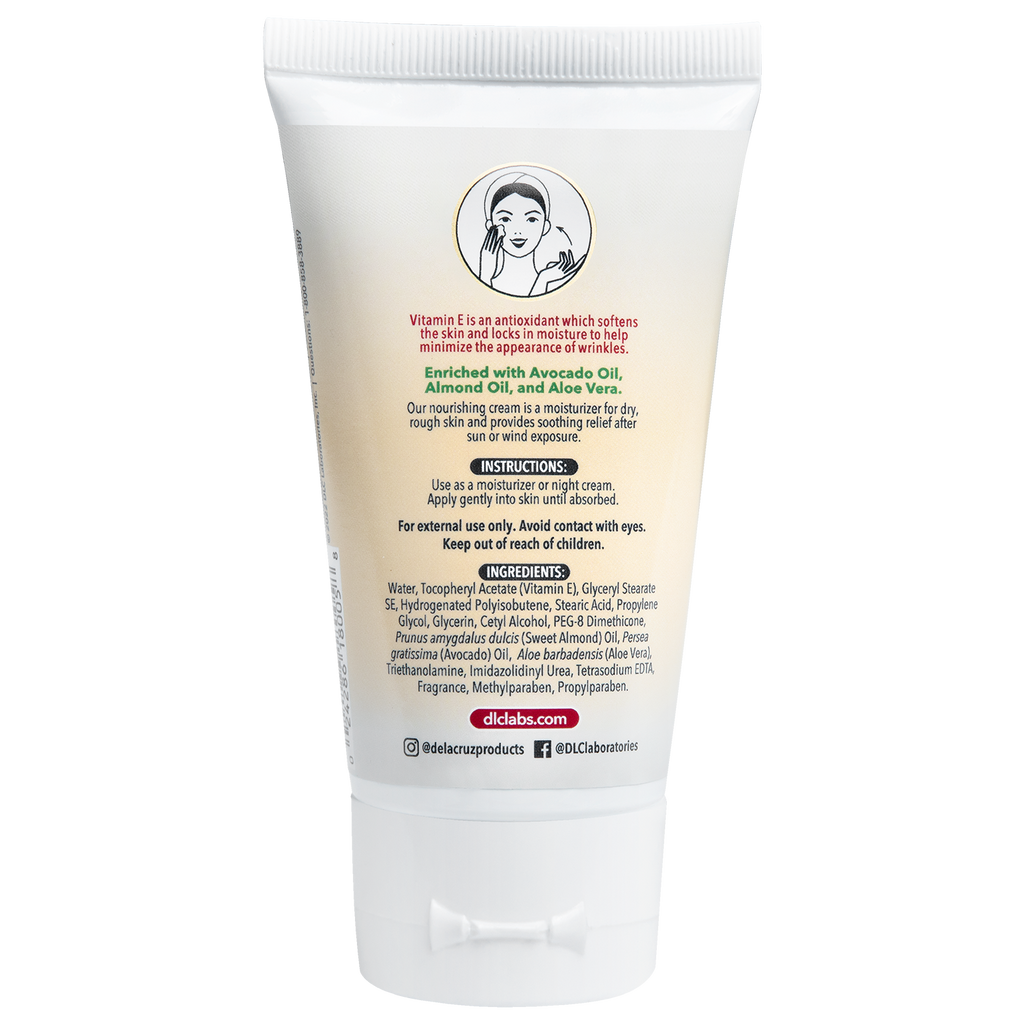 De La Cruz® Crema de Vitamina E 2.6 OZ. (74 g)
