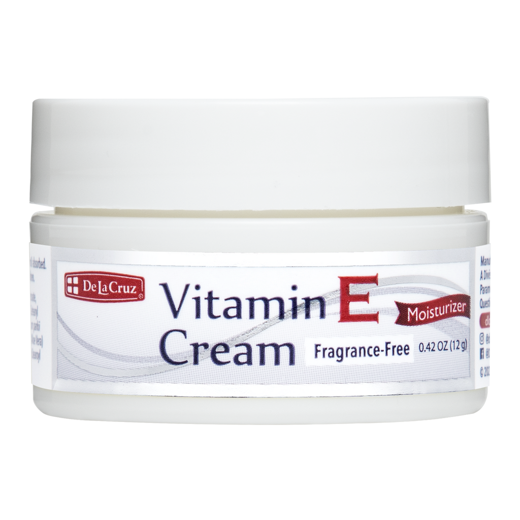 De La Cruz® Crema de Vitamina E sin Perfume 0.42 OZ. (12 g)