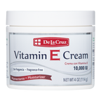 De La Cruz® Crema de Vitamina E sin Perfume 4 OZ. (114 g)