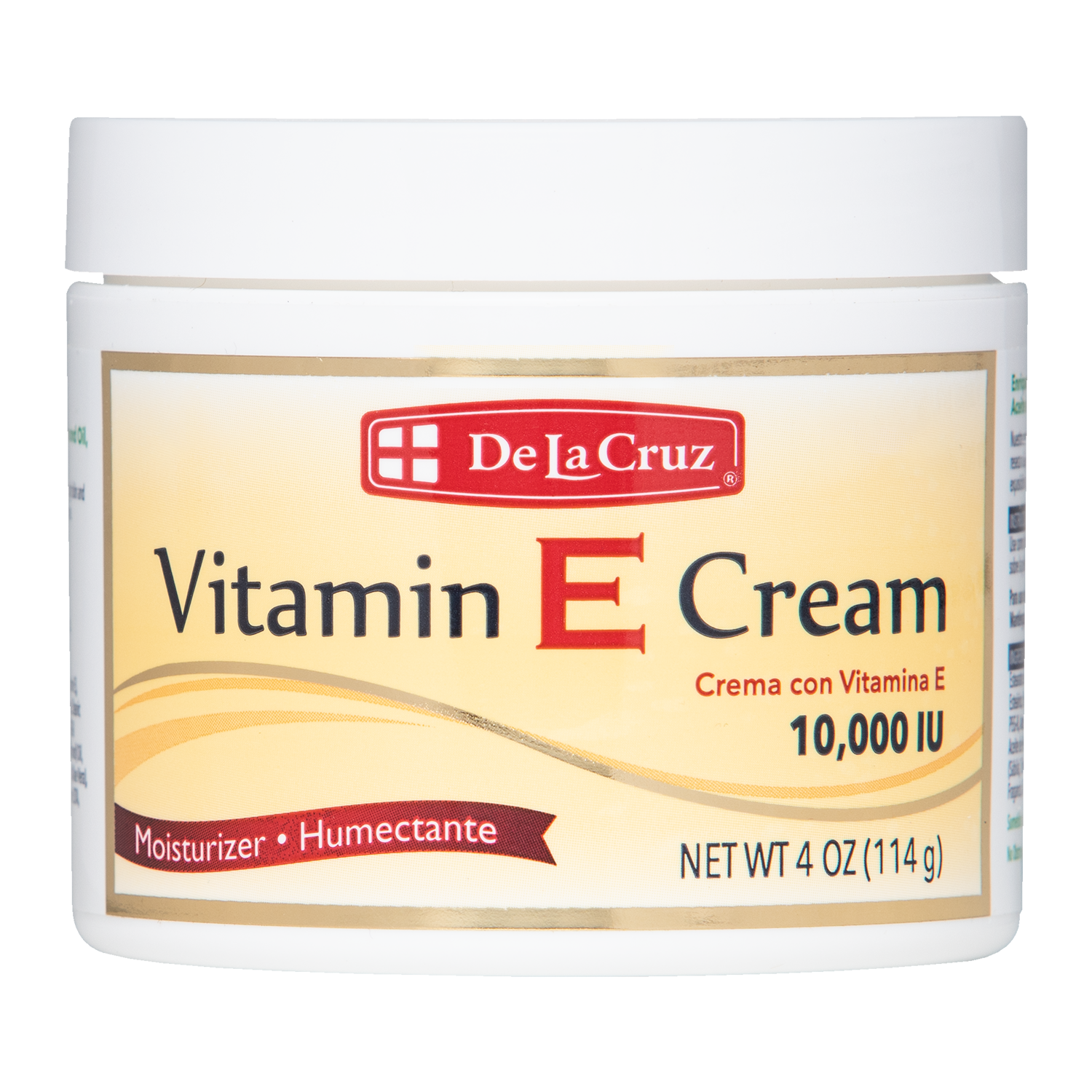 De La Cruz® Crema de Vitamina E 4 OZ. (114 g)
