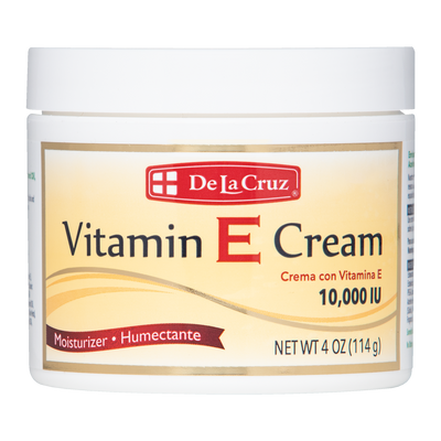 De La Cruz® Vitamin E Cream 4 OZ. (114 g)