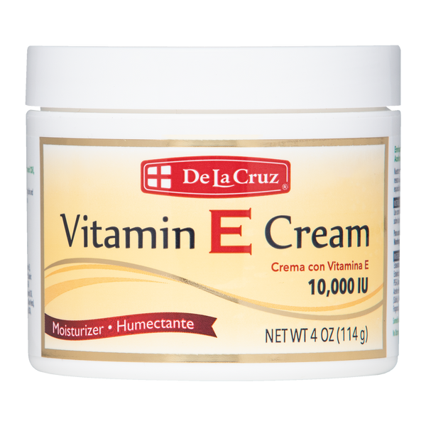 De La Cruz® Vitamin E Cream 4 OZ. (114 g)