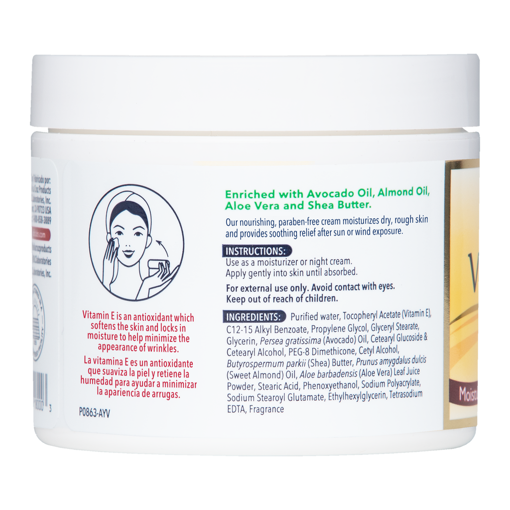 De La Cruz® Crema de Vitamina E 4 OZ. (114 g)