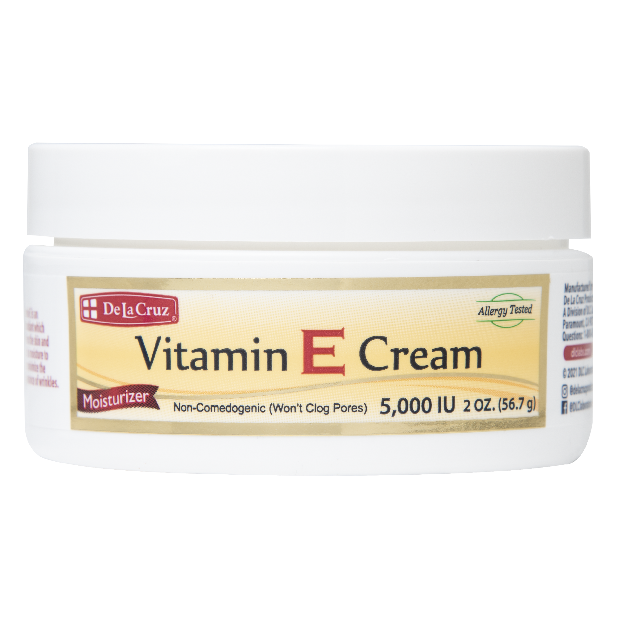 Crema de Vitamina E De La Cruz® 2 oz (56.7 g)