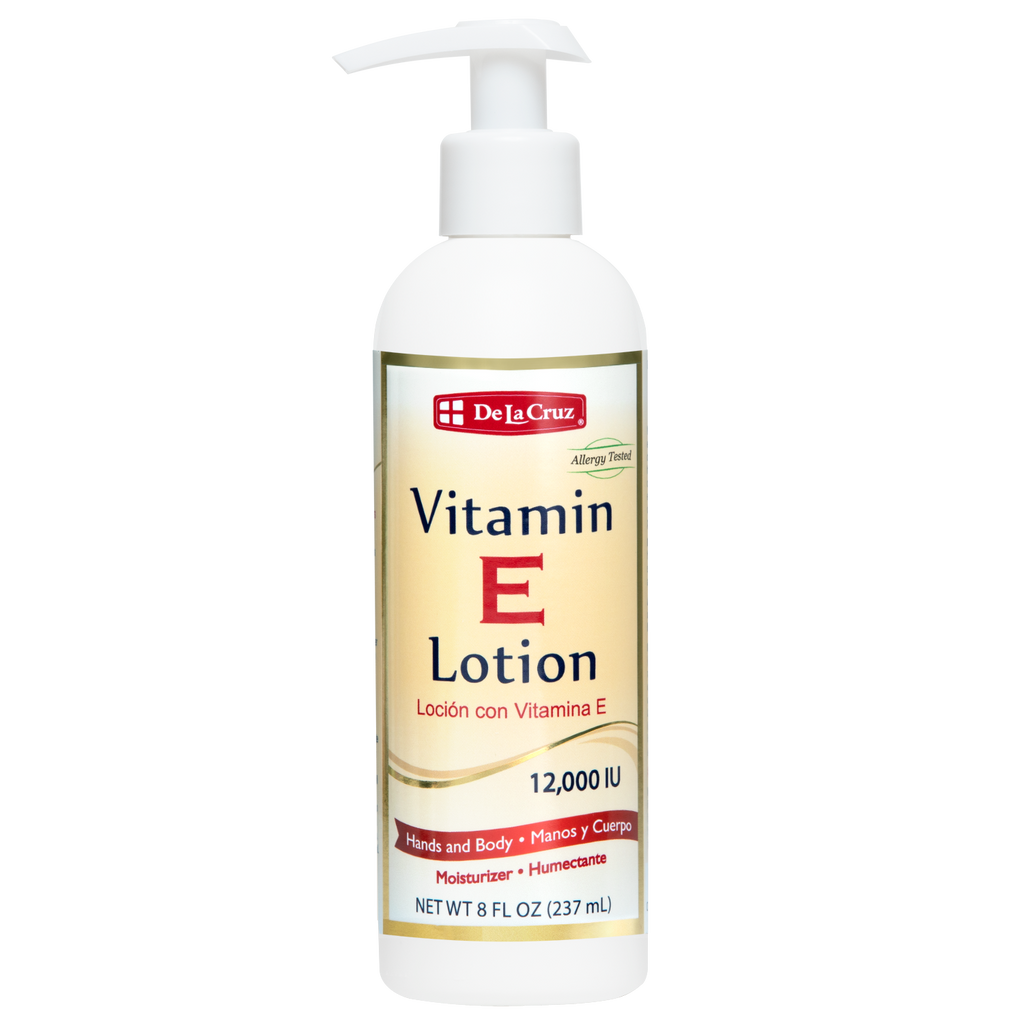 De La Cruz® Loción de Vitamina E de 12,000 UI 8 fl. oz (236 mL)