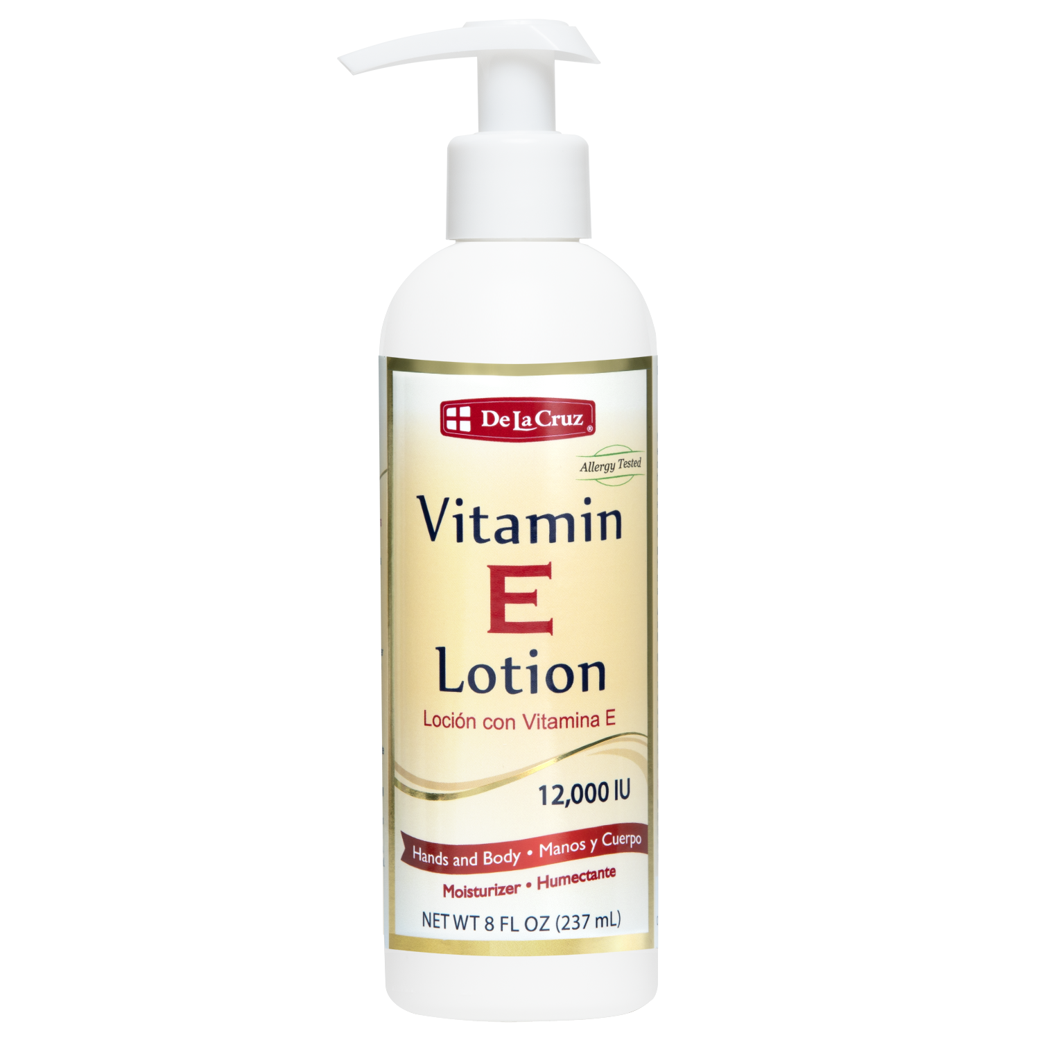 De La Cruz® 12,000 IU Vitamin E Lotion 8 fl. oz (236 mL)