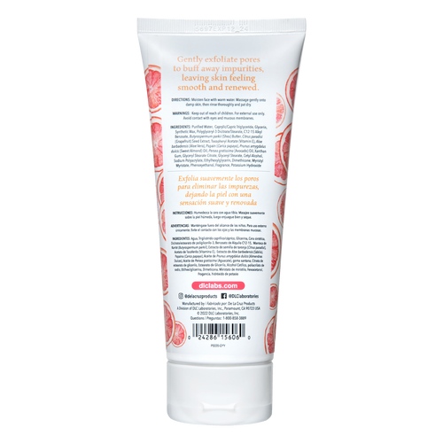 De La Cruz® Grapefruit Face Scrub 6 OZ. (170g) – DLC Labs Store