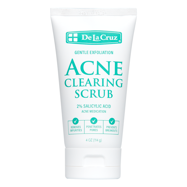 De La Cruz®  Acne Clearing Scrub with 2% Salicylic Acid 4 OZ. (114 g)